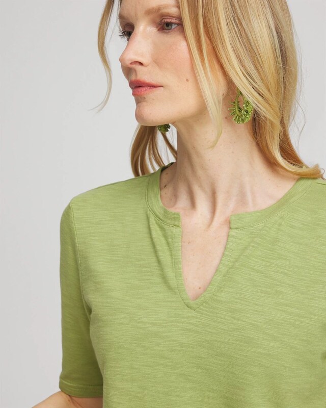 Notch Neck Tee - image 4